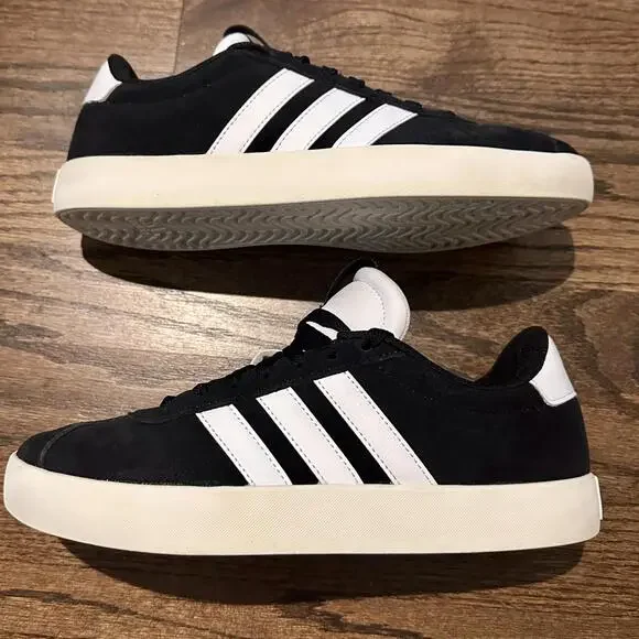ADIDAS Black & White Gazelle ADV Shoes US M8 /W9 - Picture 4 of 9